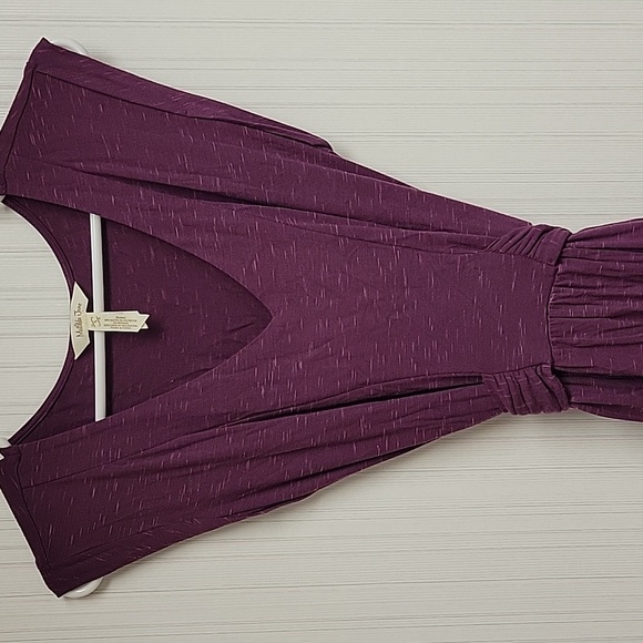 Matilda Jane Purple Sleeveless V-Neck Maxi, Womens Sz Small - Picture 2 of 6